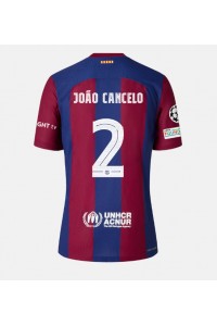 Fotbalové Dres Barcelona Joao Cancelo #2 Domácí Oblečení 2023-24 Krátký Rukáv